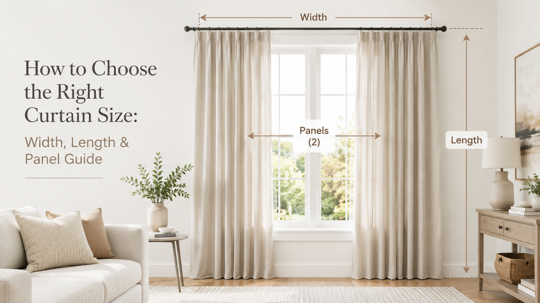 How to Choose the Right Curtain Size: Width, Length & Panel Guide