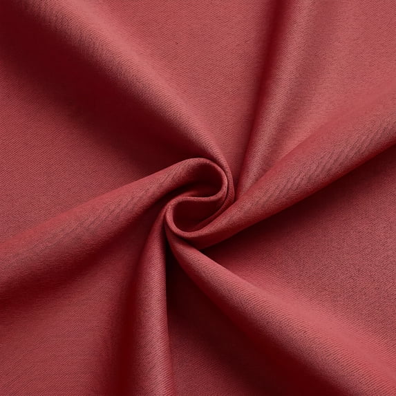 MKHILL Vela Red Short Blackout Curtains 24 Inch Length 2 Panels