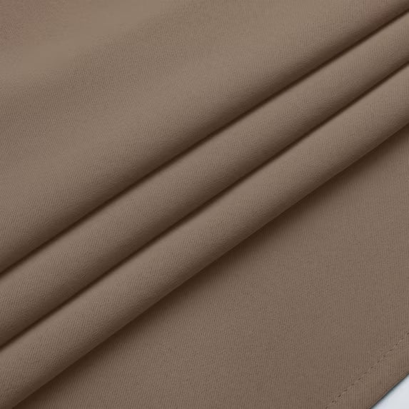 MKHILL Vela Barley Blackout Tier Curtains 24 Inch 2 Panels
