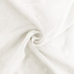 MKHILL 42x84 Ivory Crushed Sheer Curtains 2 Panels Set