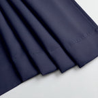 MKHILL Vela Navy Short Blackout Curtains 24 Inch Length 2 Panels