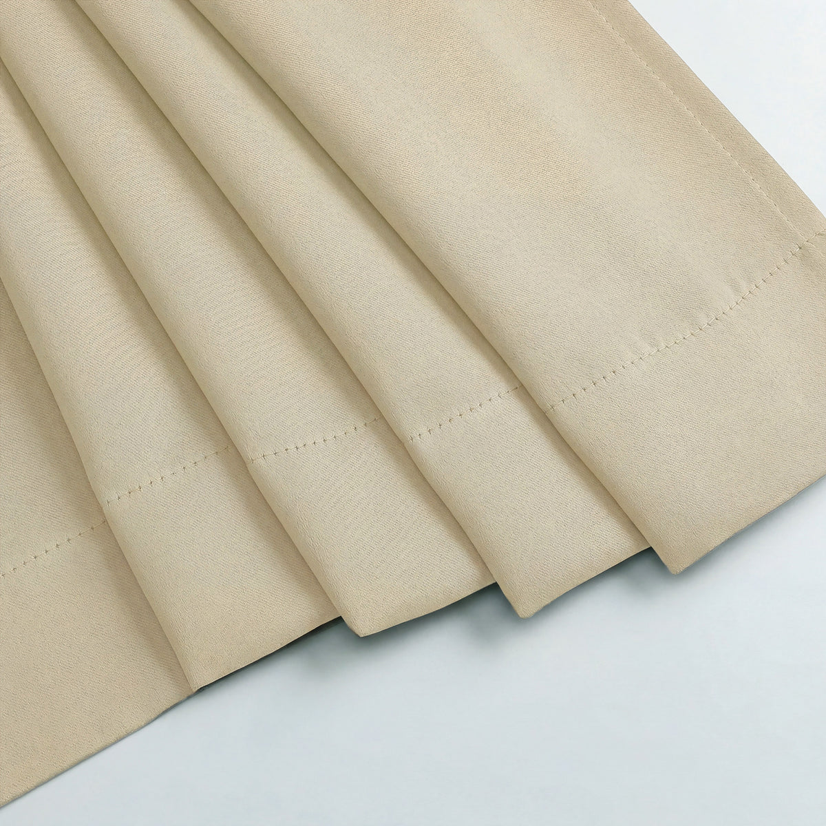 MKHILL Grommet Blackout Curtains, 2 Panels - Biscotti Beige - product detail