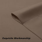 MKHILL Vela Barley Blackout Tier Curtains 24 Inch 2 Panels