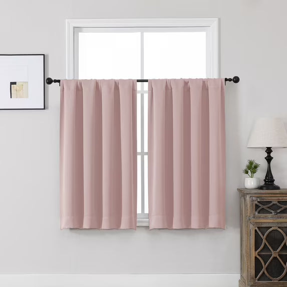 MKHILL Aether  Blush Blackout Curtains 2 Panels