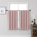 MKHILL Aether  Blush Blackout Curtains 2 Panels