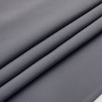 MKHILL Vela Charcoal Short Blackout Curtains 24 Inch 2 Panels