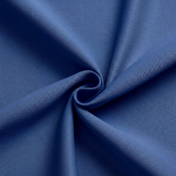 MKHILL Vela Royal Blue Short Blackout Curtains 24 Inch Length 2 Panels