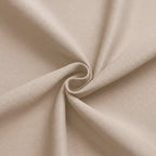 MKHILL Vela Biscotti Beige Short Blackout Curtains 24 Inch 2 Panels, Room Darkening Thermal Insulated Rod Pocket Half Window Tier Curtains for Kitchen Sink Bathroom RV Camper