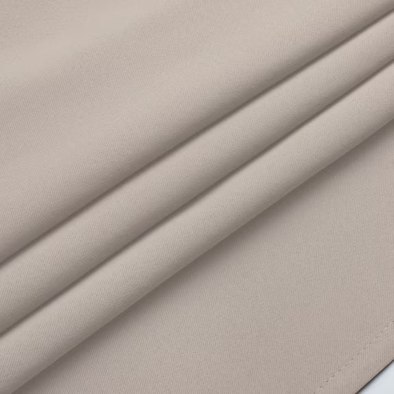 MKHILL Vela Stone Short Blackout Curtains 24 Inch Length 2 Panels