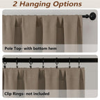MKHILL Aether Blackout Curtains, 2 Panels - product detail