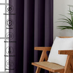 MKHILL Aether Blackout Curtains, 2 Panels - product detail