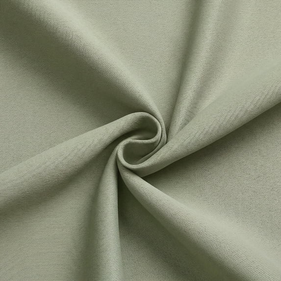 MKHILL Vela Sage Green Short Blackout Curtains 24 Inch 2 Panels Set
