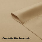 MKHILL Vela Gold Short Blackout Curtains 24 Inch Length 2 Panels