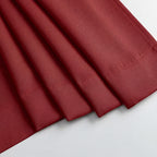 MKHILL Vela Red Short Blackout Curtains 24 Inch Length 2 Panels