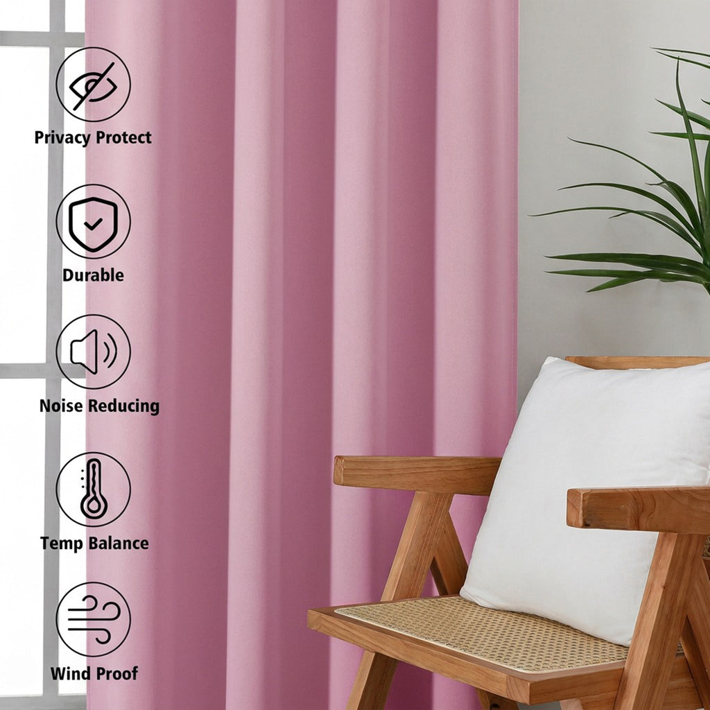 MKHILL Aether Blackout Curtains, 2 Panels - product detail