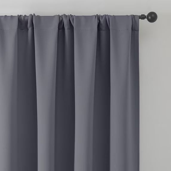 MKHILL Vela Blackout Tier Curtains 2 Panels