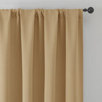 MKHILL Vela Blackout Tier Curtains 2 Panels