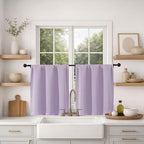 MKHILL Vela Blackout Tier Curtains 2 Panels