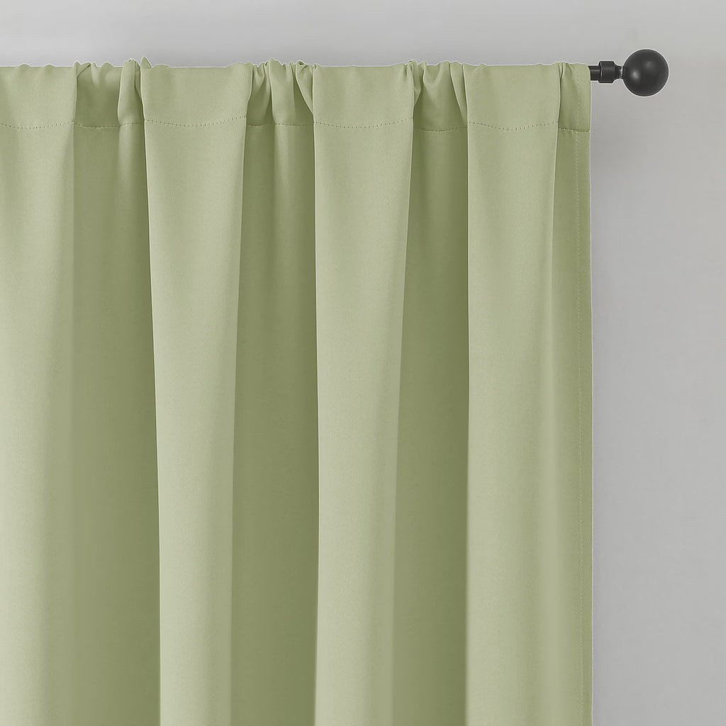 MKHILL Vela Blackout Tier Curtains 2 Panels