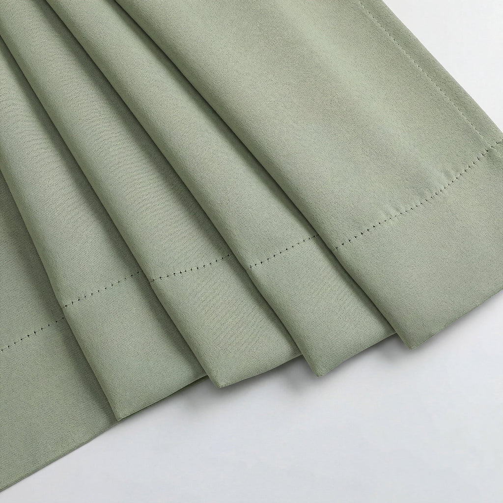 MKHILL Vela Blackout Tier Curtains 2 Panels
