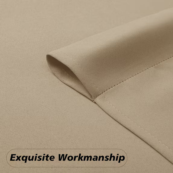 MKHILL Vela Blackout Tier Curtains 2 Panels