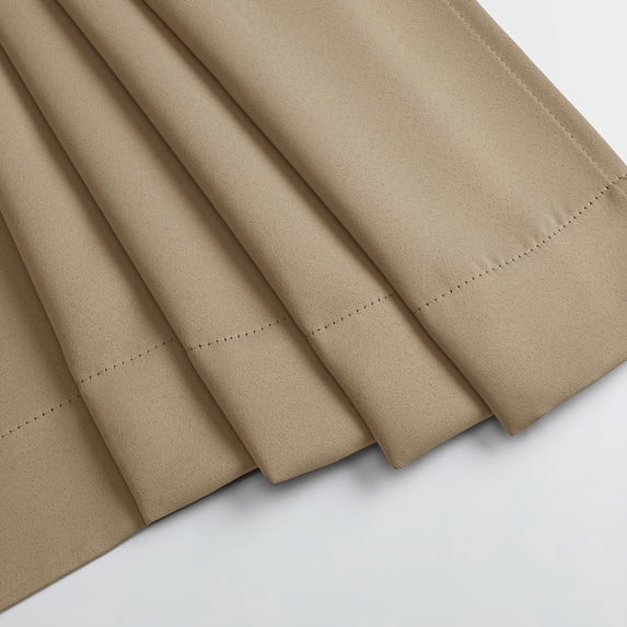 MKHILL Vela Blackout Tier Curtains 2 Panels