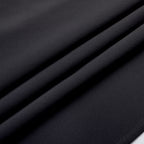 MKHILL Aether Black Blackout Curtains 2 Panels，Each 40" W x 63" L, Black