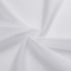 MKHILL 42x84 White Sheer Curtains 2 Panels Set