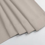 MKHILL Vela Stone Short Blackout Curtains 24 Inch Length 2 Panels