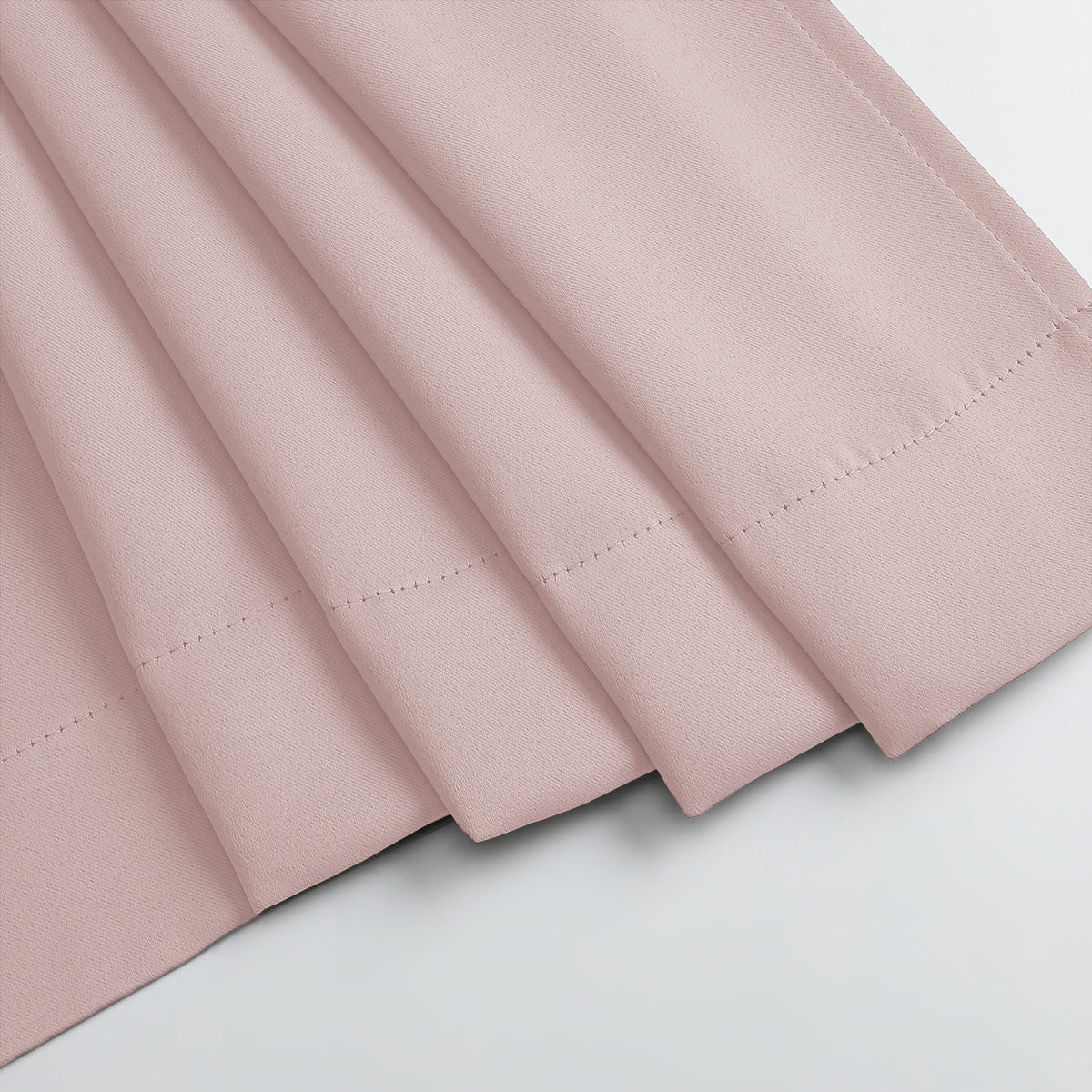 MKHILL Grommet Blackout Curtains, 2 Panels - Blush - product detail