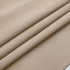 MKHILL Vela Biscotti Beige Short Blackout Curtains 24 Inch 2 Panels, Room Darkening Thermal Insulated Rod Pocket Half Window Tier Curtains for Kitchen Sink Bathroom RV Camper
