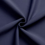 MKHILL Vela Navy Short Blackout Curtains 24 Inch Length 2 Panels