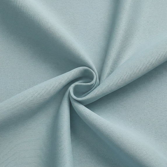 MKHILL Vela Aqua Short Blackout Curtains 36 Inch 2 Panels, Room Darkening Thermal Insulated Rod Pocket Half Window Tier Curtains for Kitchen Sink Bathroom RV Camper